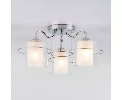 Потолочная люстра со стеклянными плафонами 30160/3 хром