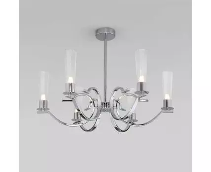Потолочная люстра со стеклянными плафонами 60141/6 хром