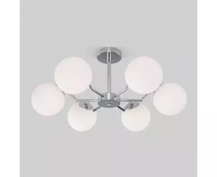 Потолочная люстра со стеклянными плафонами 70154/6 хром
