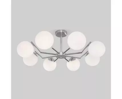 Потолочная люстра со стеклянными плафонами 70154/8 хром