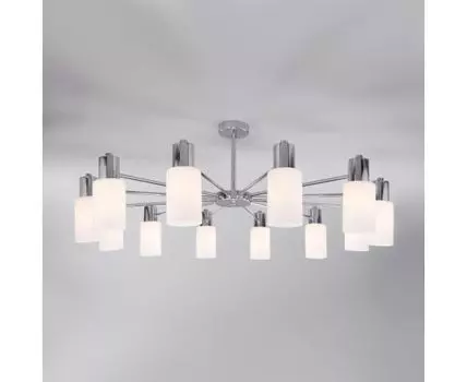 Потолочная люстра со стеклянными плафонами 70160/12 хром