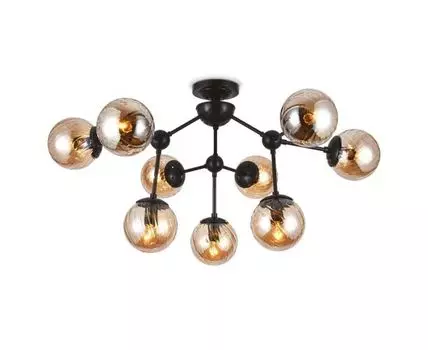 Потолочная люстра (темно-коричневый)