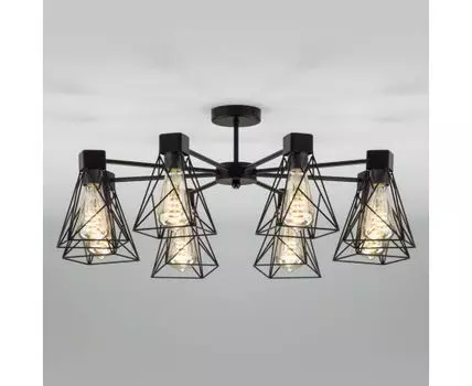 Потолочная люстра в стиле лофт 70107/8 черный