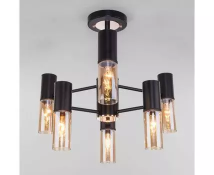 Потолочная люстра в стиле лофт 70125/6 черный