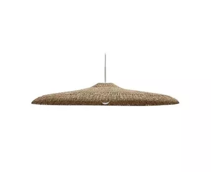 Потолочный плафон Cruilles из натурального волокна с натуральной отделкой, 100 см