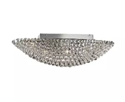 Потолочный светильник 1203218 (прозрачный, хром, 72)