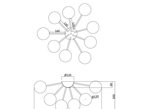 Потолочный светильник Alexis