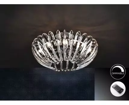 Потолочный светильник Ariadna 9L прозрачный DIM