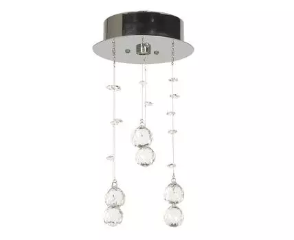 Потолочный светильник Arti Lampadari Flusso Nickel