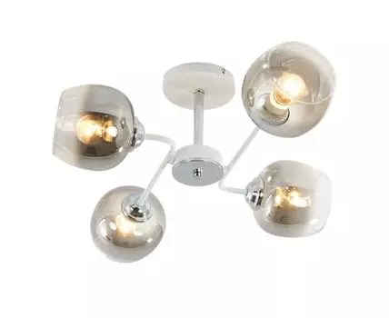 Потолочный светильник (белый, хром, 47)