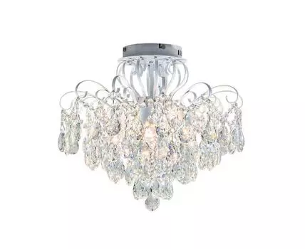 Потолочный светильник (белый, серебристый, 51)