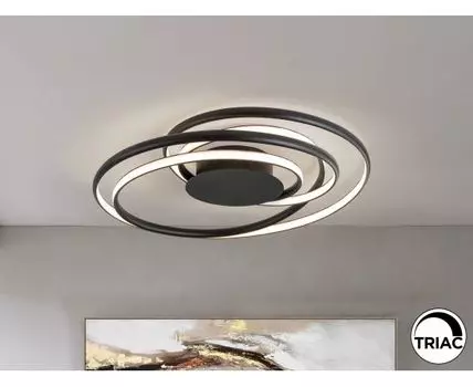 Потолочный светильник Danza D70 черный