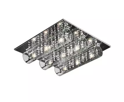 Потолочный светильник Endo (прозрачный, хром, 40)