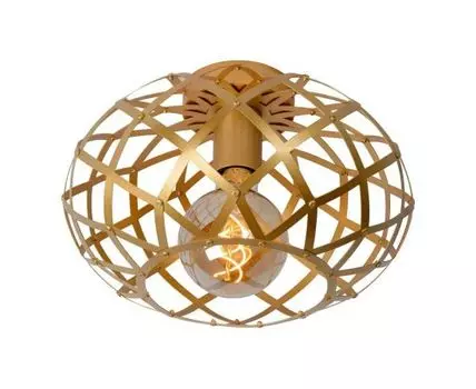 Потолочный светильник Lucide Wolfram (золотистый)