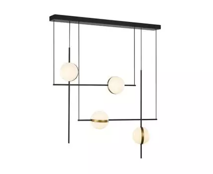 Потолочный светильник MD2062 (черный, латунный, 105)