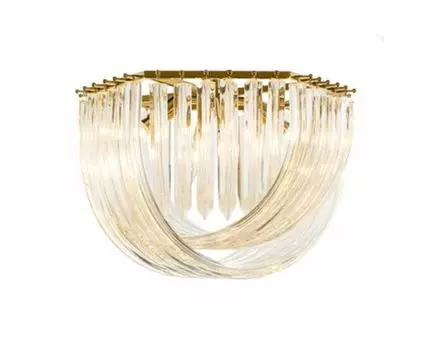 Потолочный светильник Murano Glass (прозрачный, золотистый, 55)