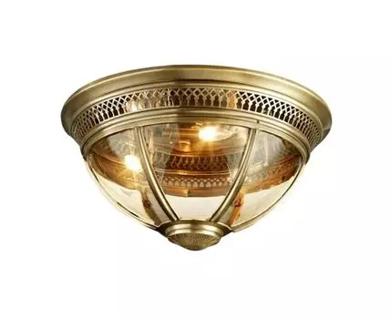 Потолочный светильник Residential (прозрачный, латунный, 33)