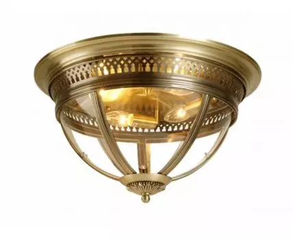 Потолочный светильник Residential (прозрачный, латунный, 46)