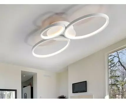 Потолочный светильник Sios 3 кольца белый