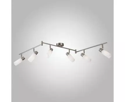 Потолочный светильник со стеклянными плафонами 20043/6 сатин-никель