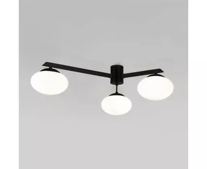 Потолочный светильник со стеклянными плафонами 70220/3 черный