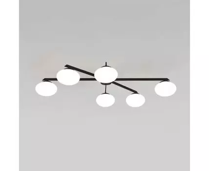 Потолочный светильник со стеклянными плафонами 70220/6 черный