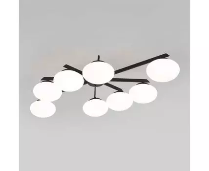 Потолочный светильник со стеклянными плафонами 70220/8 черный