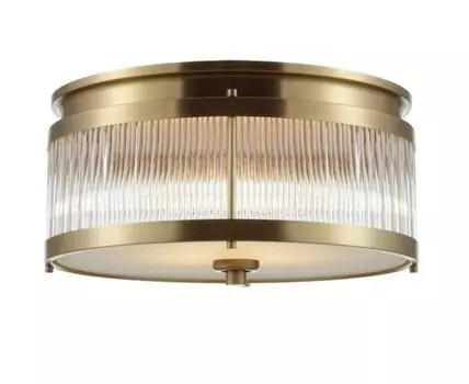 Потолочный светильник Stamford (прозрачный, латунный, 40)