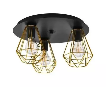 Потолочный светильник TARBES (черный, золотистый)