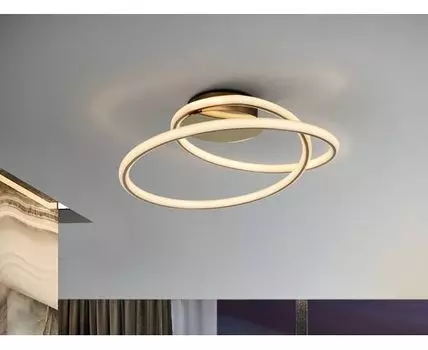 Потолочный светильник Tube золотой