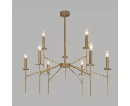 Потолочный светильник в классическом стиле 60142/9 латунь