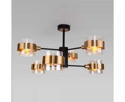 Потолочный светильник в стиле лофт 70127/6 черный