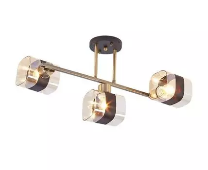 Потолочный светильник (золотистый, черный, 30)