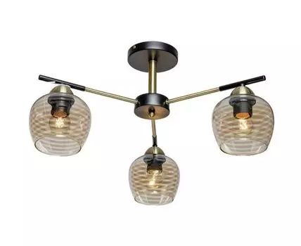 Потолочный светильник (золотистый, черный, 58)