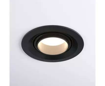 Потолочный светодиодный светильник 10W 3000K черный 9919 LED