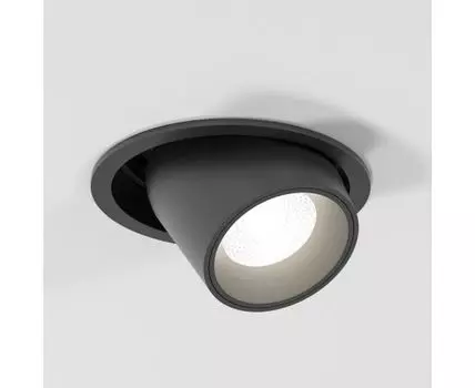 Потолочный светодиодный светильник 8W 4000K чёрный 25086/LED