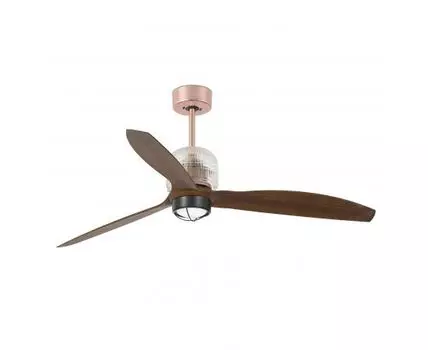Потолочный вентилятор Deco Fan LED медный/деревянный
