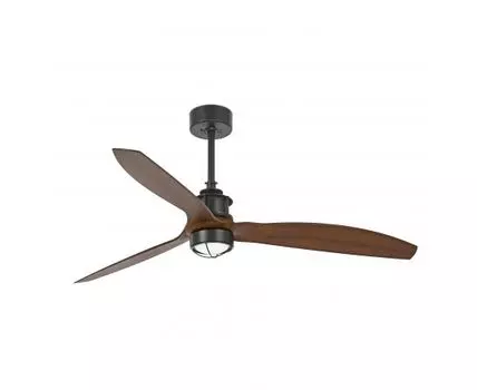 Потолочный вентилятор с освещением Just Fan LED черный/деревянный