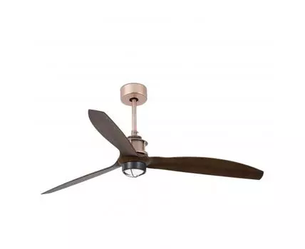 Потолочный вентилятор с освещением Just Fan LED медный/деревянный