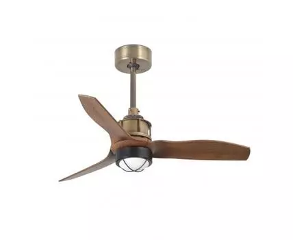 Потолочный вентилятор Just Fan LED золото/деревянный