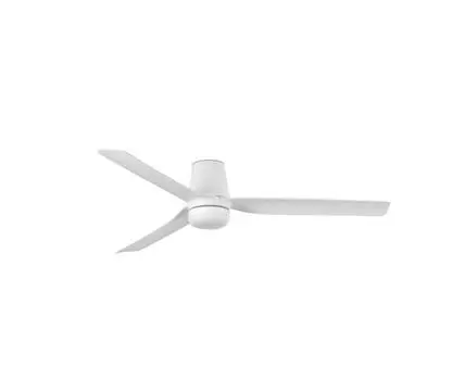 Потолочный вентилятор PUNT TUB M Ш1300MM белый 3 P белый LED 18W