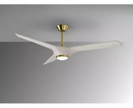 Потолочный вентилятор с освещением Alisios бело-бронзовый D152
