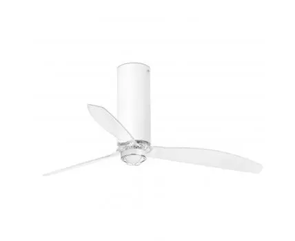 Потолочный вентилятор Tube Fan LED белый/прозрачный