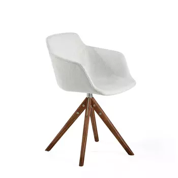 Поворотное офисное кресло DC S084A /4059 орех