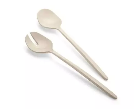 Приборы для салата Tierra (Бежевый, 10)