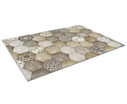 Придверный коврик Мозаика (90/120, Бежевый, 60/80, 600 х 900 мм)