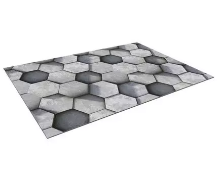 Придверный коврик Соты (90/120, Серый, 60/80, 600 х 900 мм)