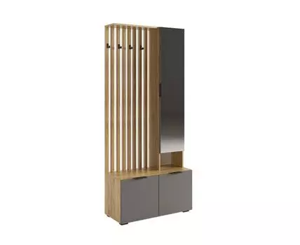 Прихожая Адам (183, 35, Закрытые, Серый, 80)