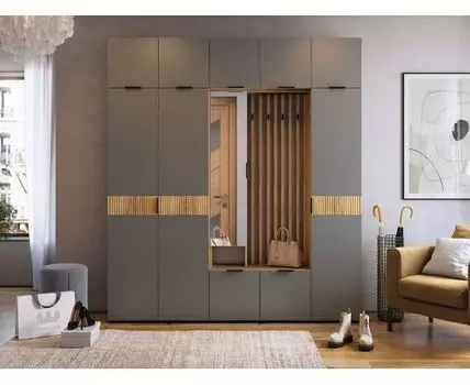 Прихожая Адам (223, 35, Закрытые, Серый, 200)