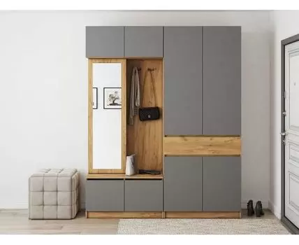 Прихожая Авиньон (221,6, 50,6, Закрытые, Серый, 180)